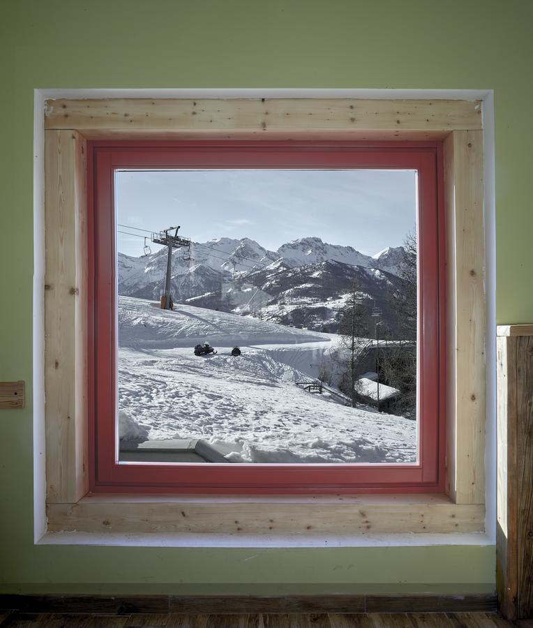 Restaurant Hotel Chalet Del Sole Sauze D'Oulx Bagian luar foto